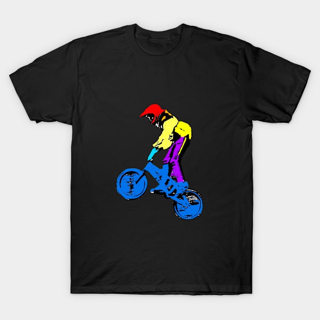 bmx T-Shirt by rickylabellevie